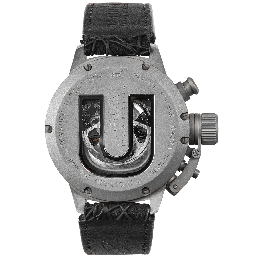 Reloj U-BOAT Classic 45 Titanio Tungsten Grey 45mm gris automático titanio 3002