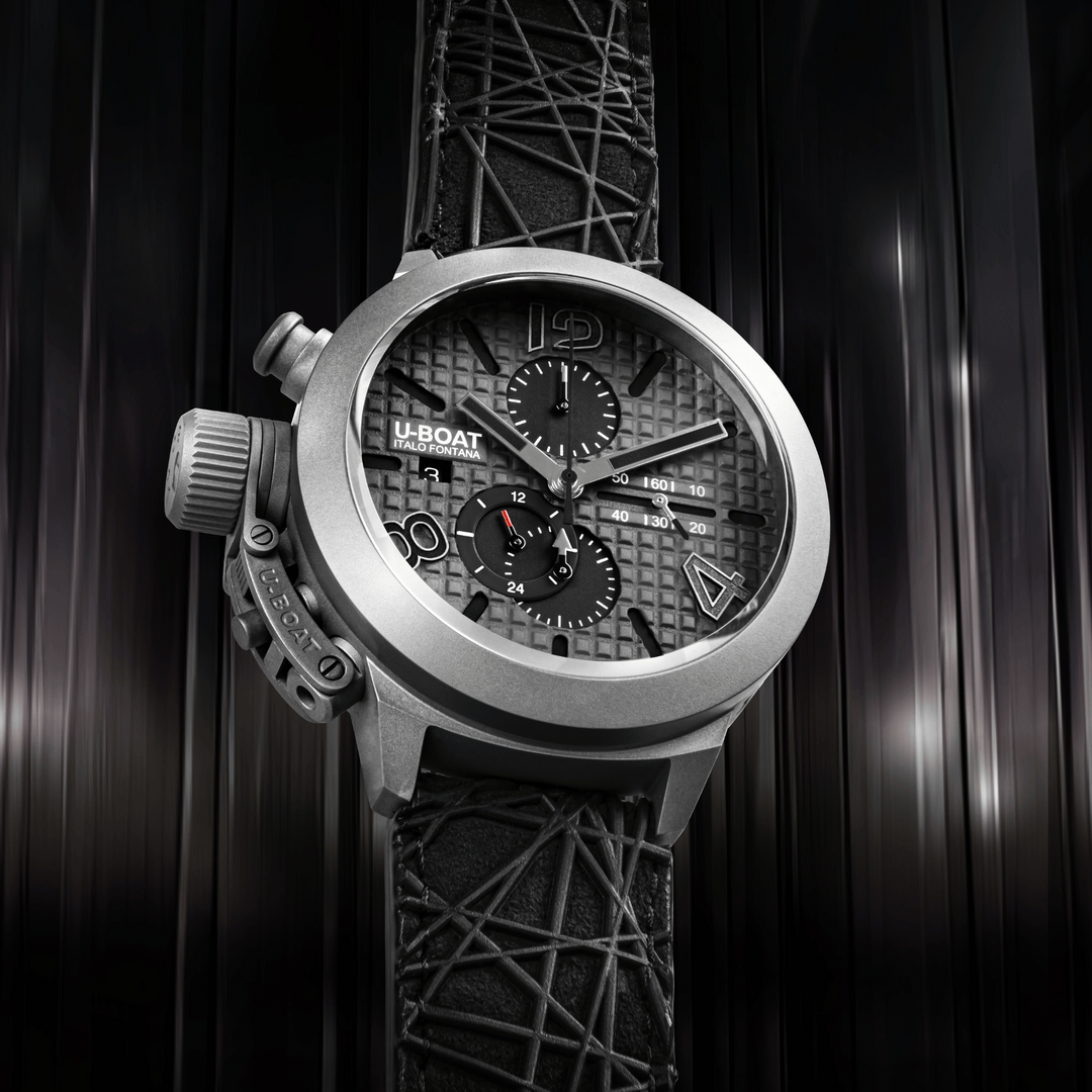 Reloj U-BOAT Classic 45 Titanio Tungsten Grey 45mm gris automático titanio 3002