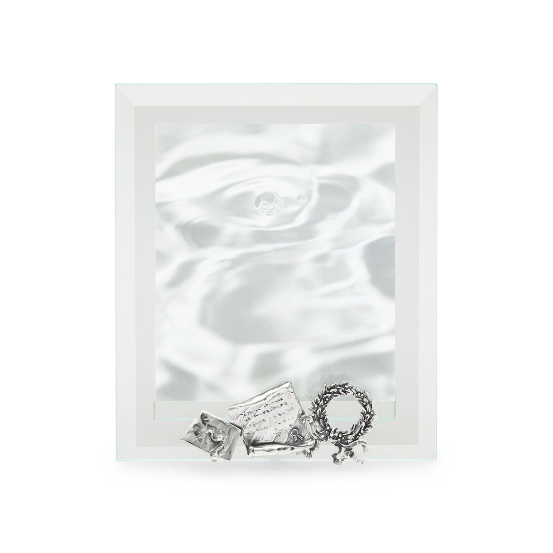 Giovanni Raspini Graduation Light Frame - Cadre en argent et verre taillé - 02324