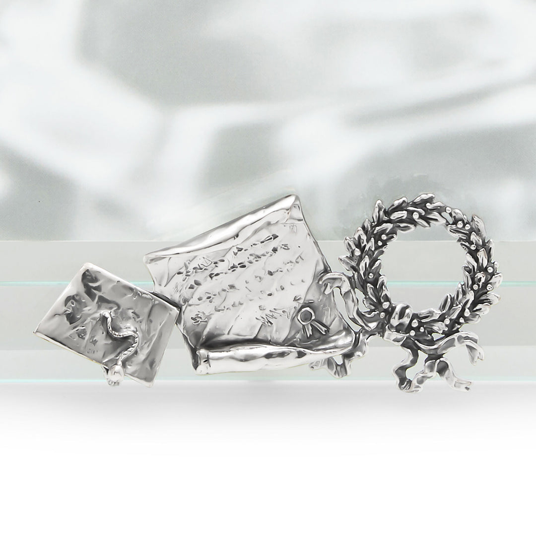 Giovanni Raspini Graduation Light Frame - Cadre en argent et verre taillé - 02324