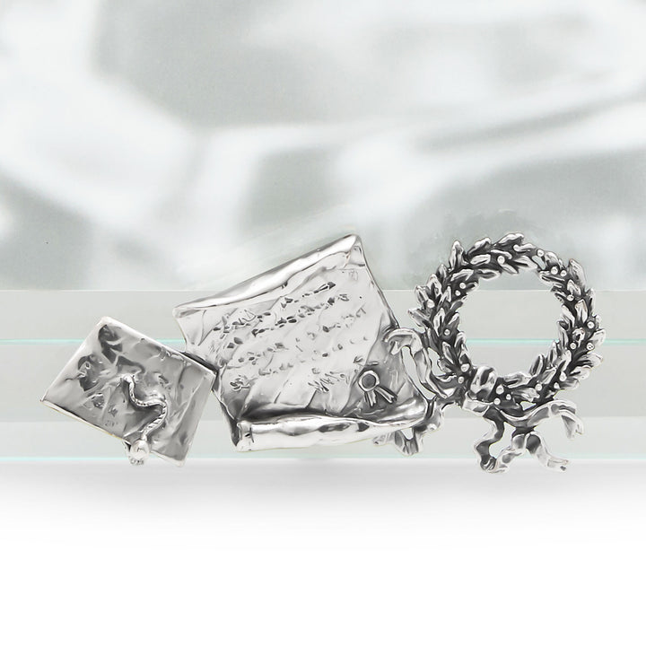 Giovanni Raspini Graduation Light Frame - Cadre en argent et verre taillé - 02324