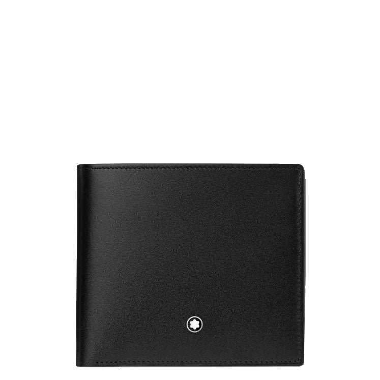 Montblanc portafoglio 4 scomparti con portamonete Meisterstück nero 7164