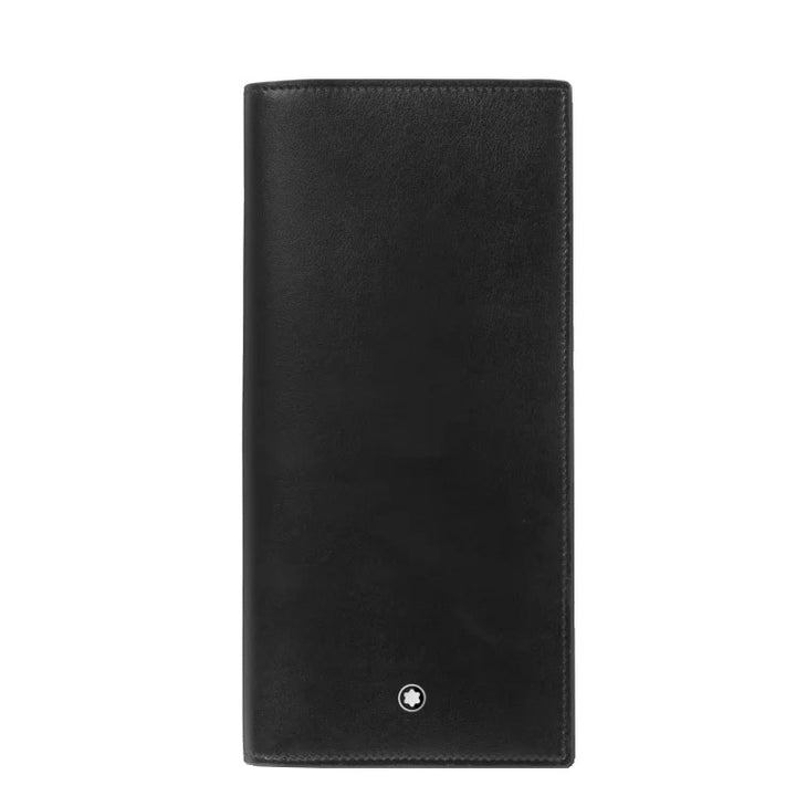 Montblanc vertical wallet 14 compartments and zip pocket Meisterstück black 198318