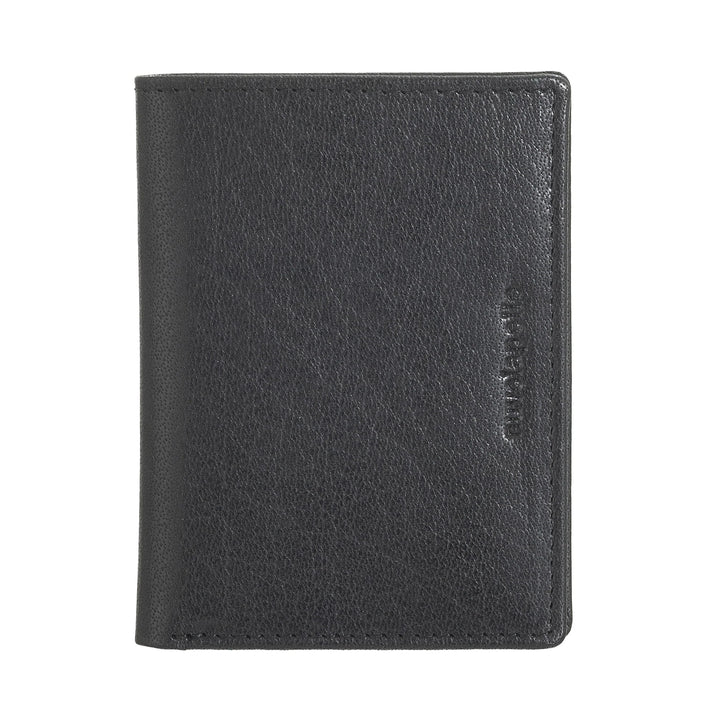 Nuvola Pelle Portafoglio Uomo Piccolo in Pelle Bufalo, Portacarte Compatto, Porta Banconote, Portafoglio Tascabile Slim Bifold