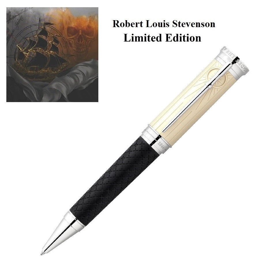 Montblanc Sphere Pen Writers Edition Hulde aan Robert Loius Stevenson Limited Edition 129419