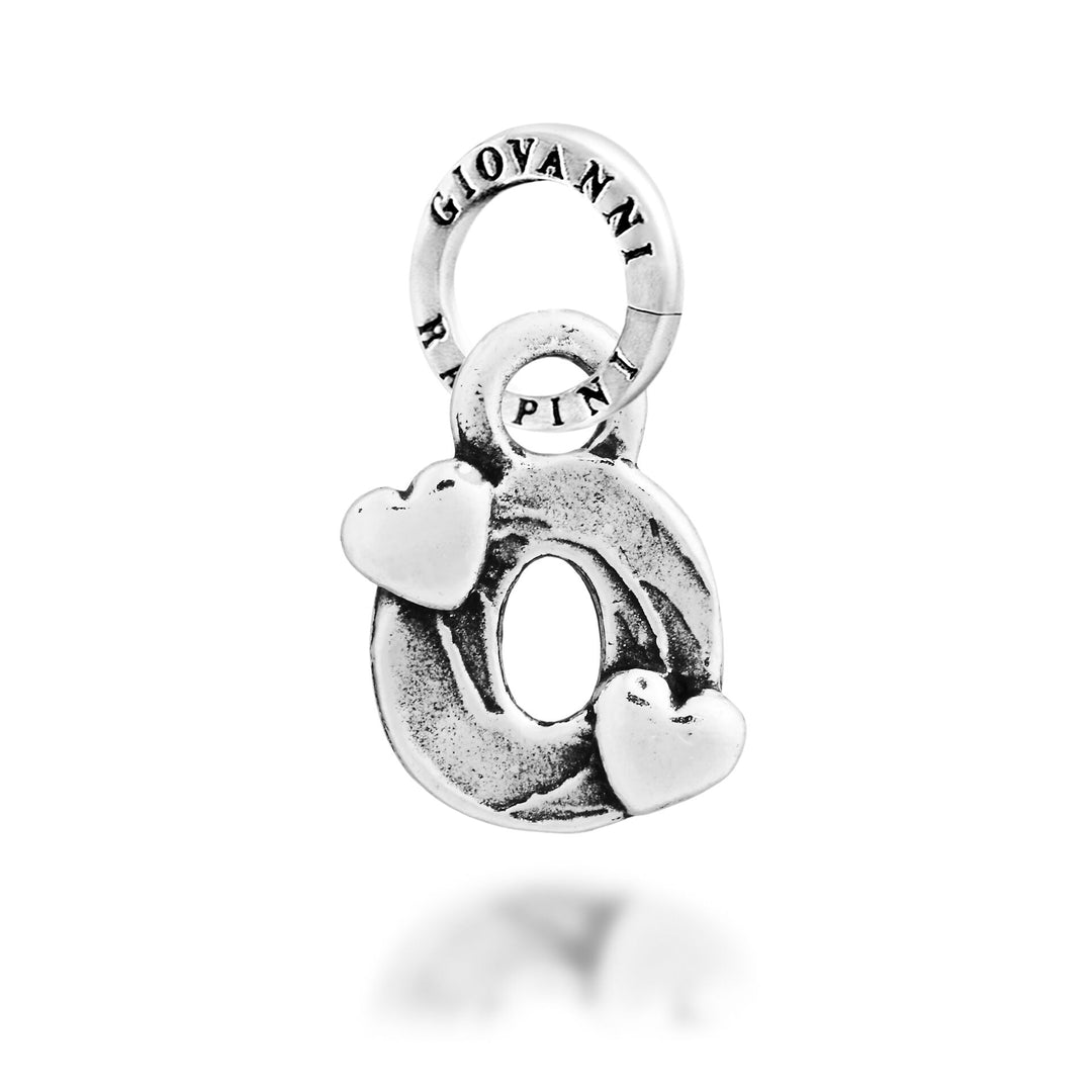 Giovanni Raspini Charm "O" Cuoricini - Charm in Argento - 12791