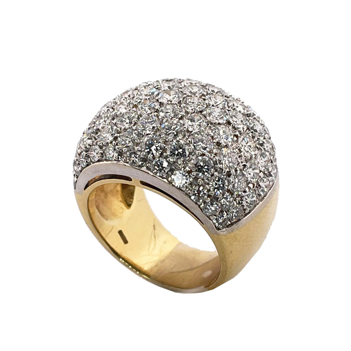 Anillo Pavé de diamantes en oro blanco de 18kt 0001AG