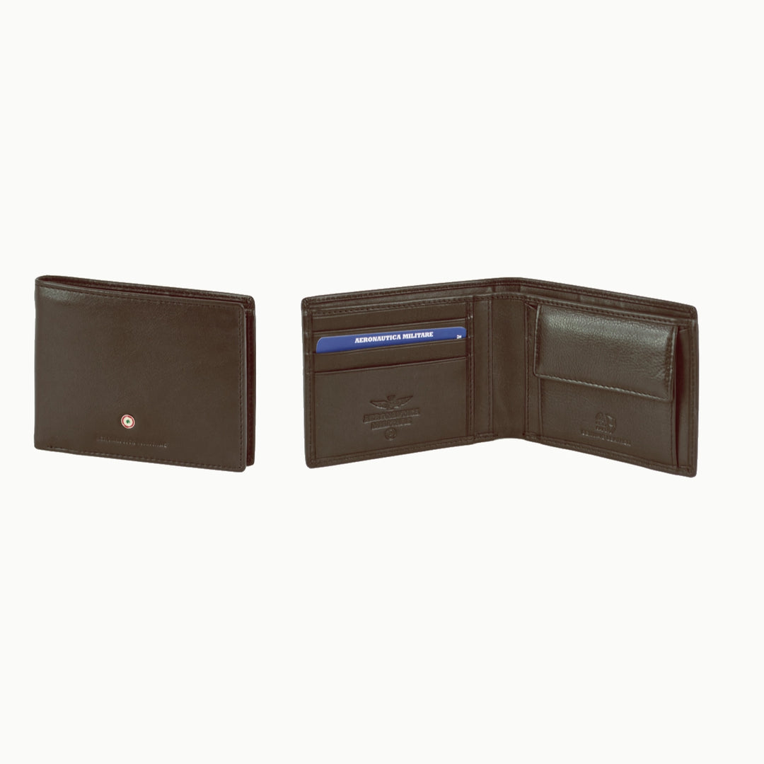 Wallet with coin holder New Plate line