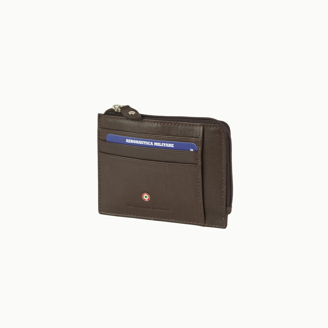 Flat leather wallet New Plate line