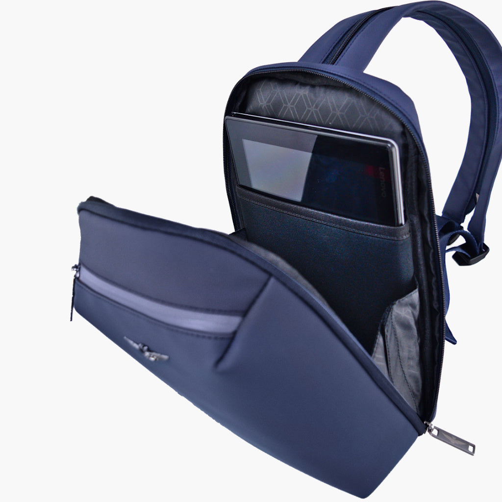 Aeronautica Militare Monospalla porta Tablet linea Helix AM483-BL