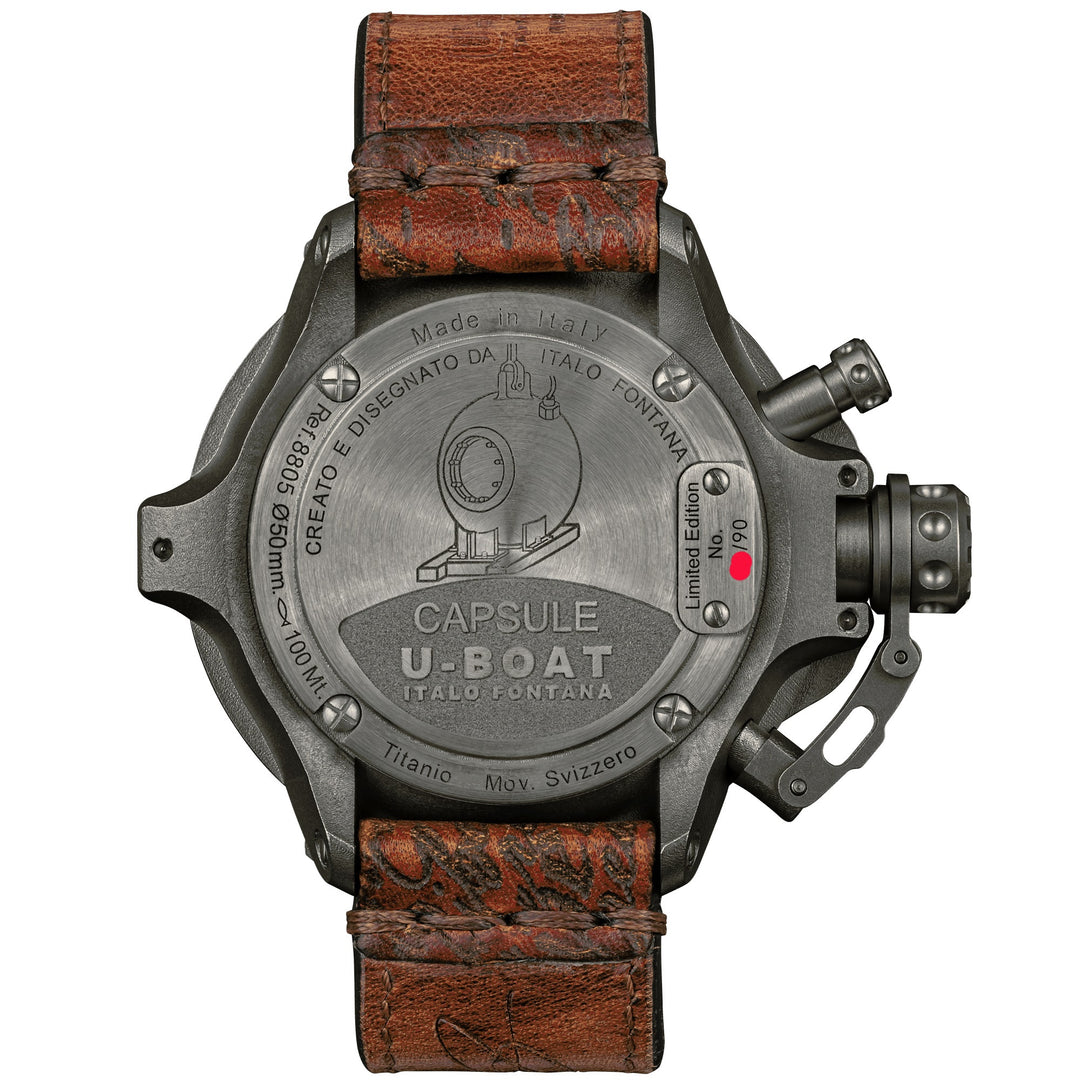 U-Boat Capsule Watch Titanium BK Be 50mm Titanium de edición limitada 8805