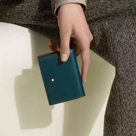Montblanc portafoglio continental nano Soft marrone 198753