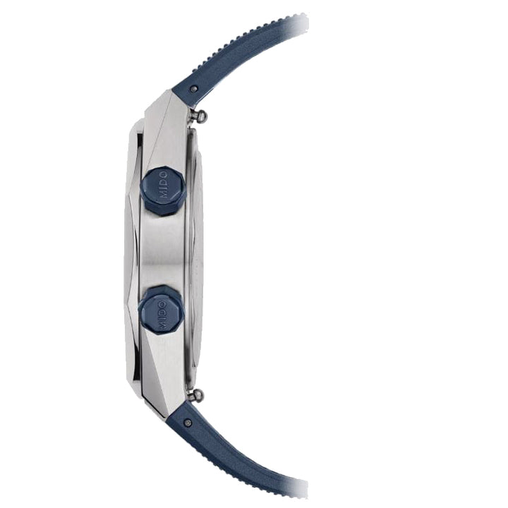Mido-Uhr Multifort 8 Two Crowns 38,4 x 40 mm blauer Automatikstahl M047.507.17.041.00