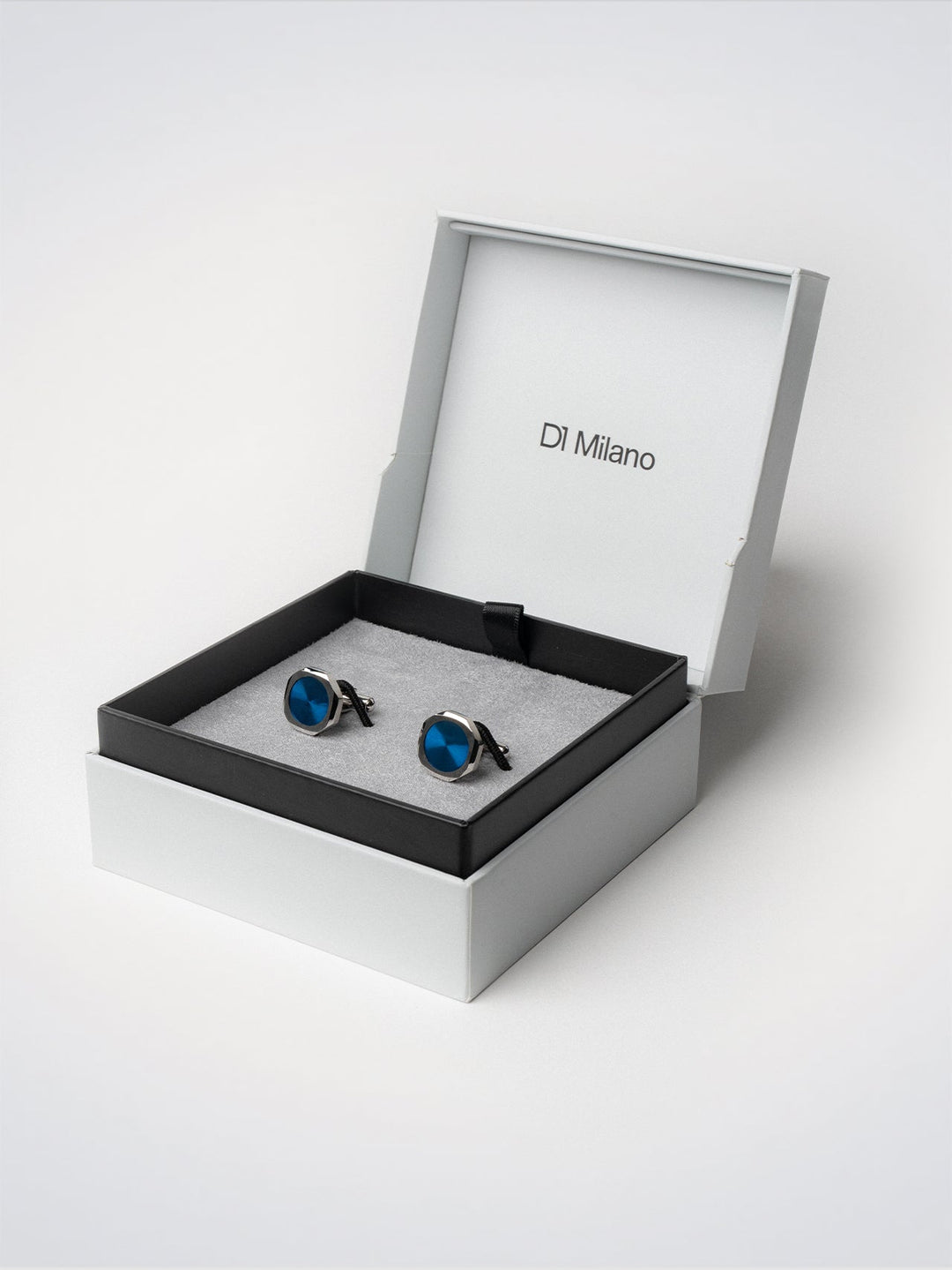 D1 Milano Blue octagonal cufflinks D1-JWCLSU03