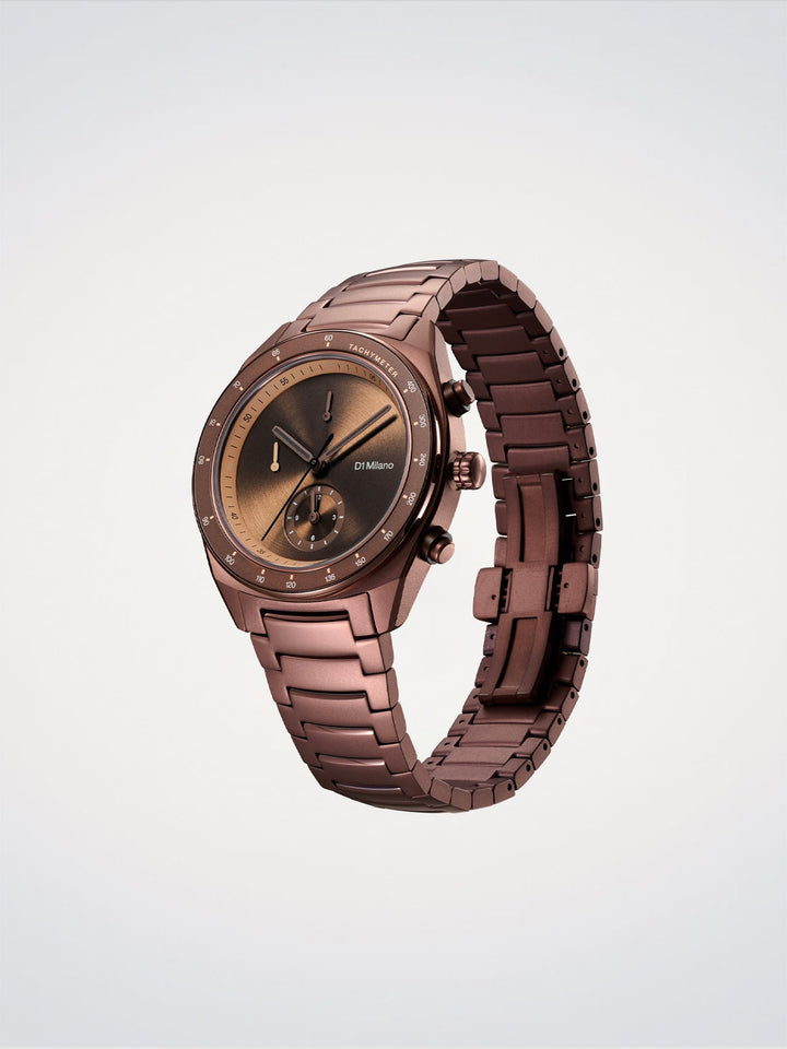 D1 Milano Essential Brauner Chronograph 40 mm D1-CHBJ22