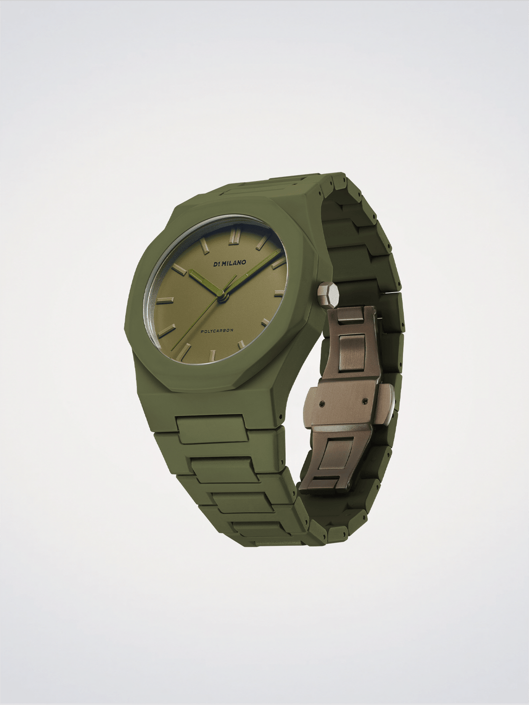 Polycarbonate vert militaire D1 Milano 40,5 mm D1-PCBJ22