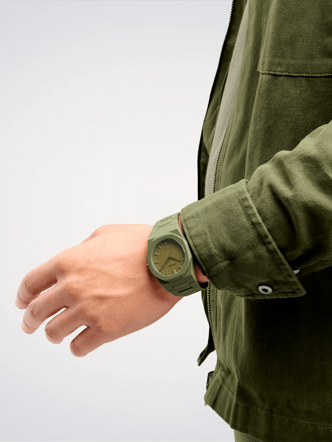 Polycarbonate vert militaire D1 Milano 40,5 mm D1-PCBJ22