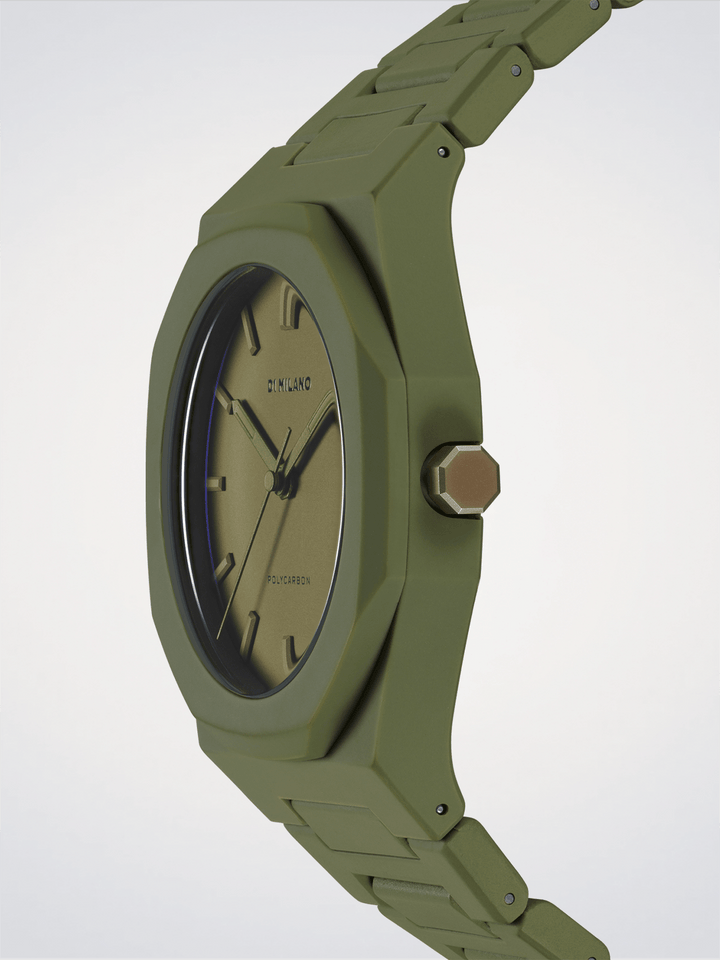 Polycarbonate vert militaire D1 Milano 40,5 mm D1-PCBJ22