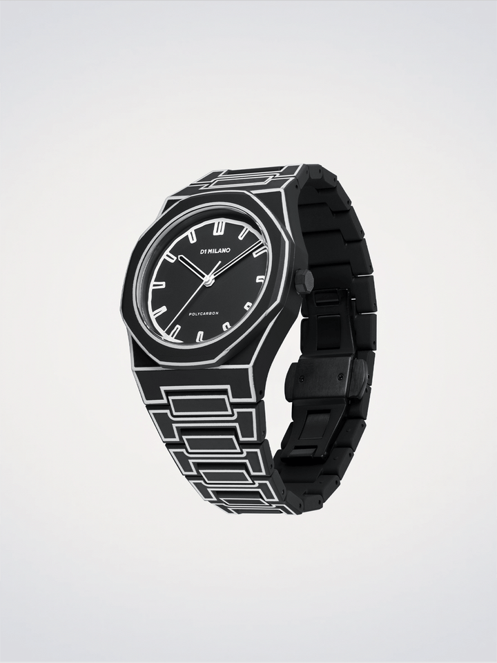 D1 Milano Black Sketch Polycarbon 40,5mm D1-PCBJ33