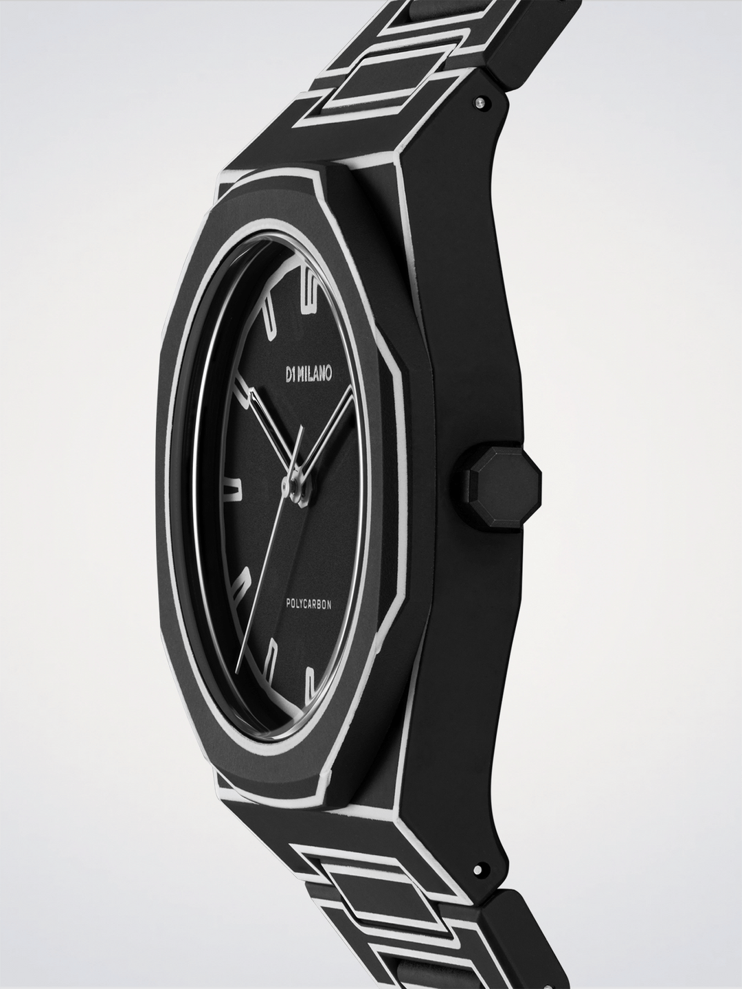 D1 Milano Black Sketch Polycarbon 40,5mm D1-PCBJ33
