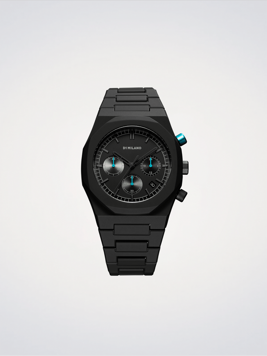 D1 Milano Anthrazitschwarz Polychrono 40,5 mm D1-PHBJ07