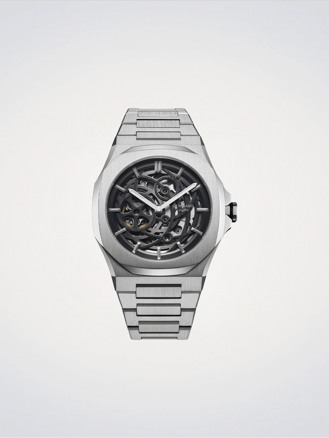 D1 Milano Silver Skeleton 41,5 mm D1-SKBJ10
