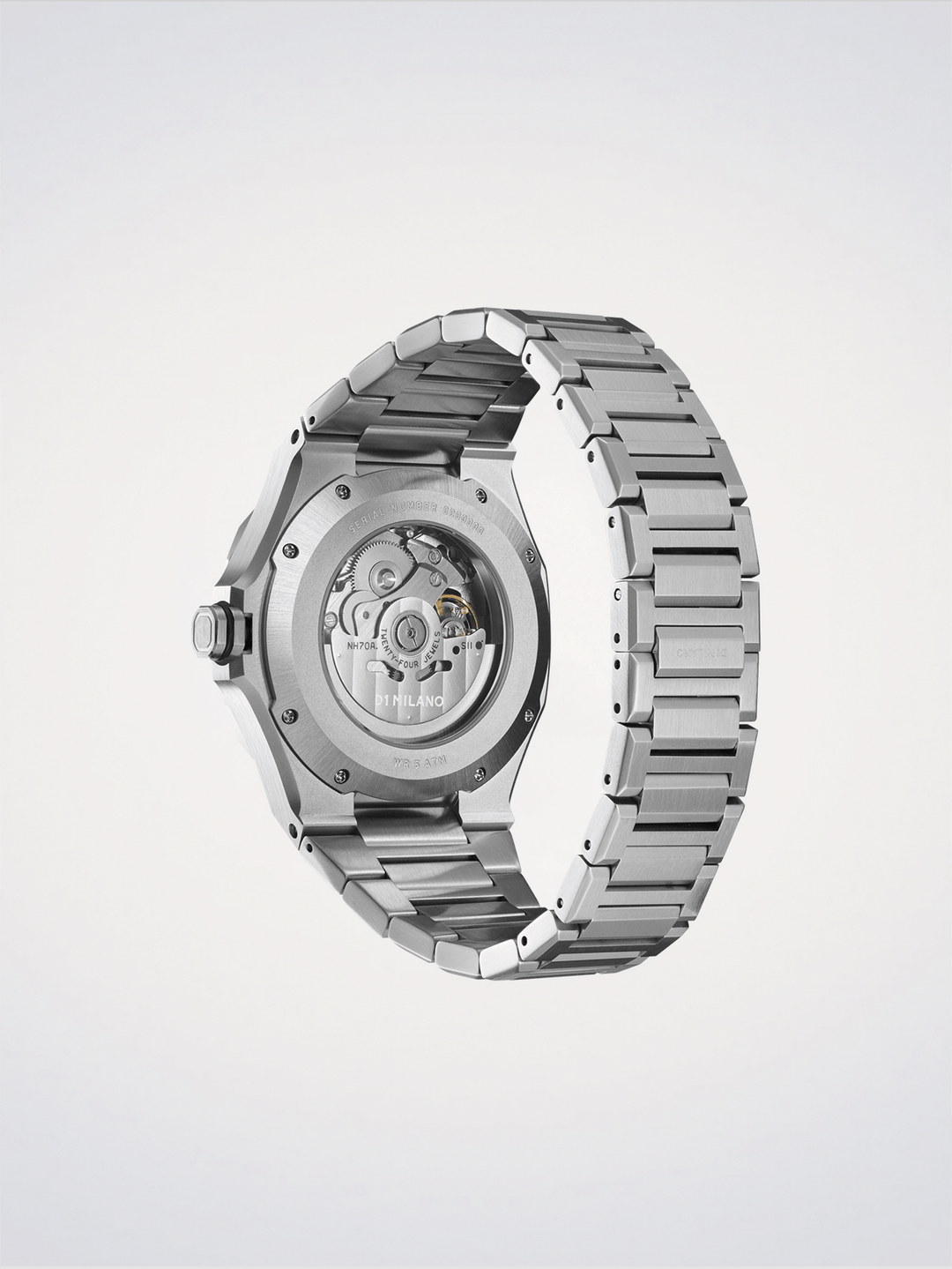 D1 Milano Silver Skeleton 41,5 mm D1-SKBJ10