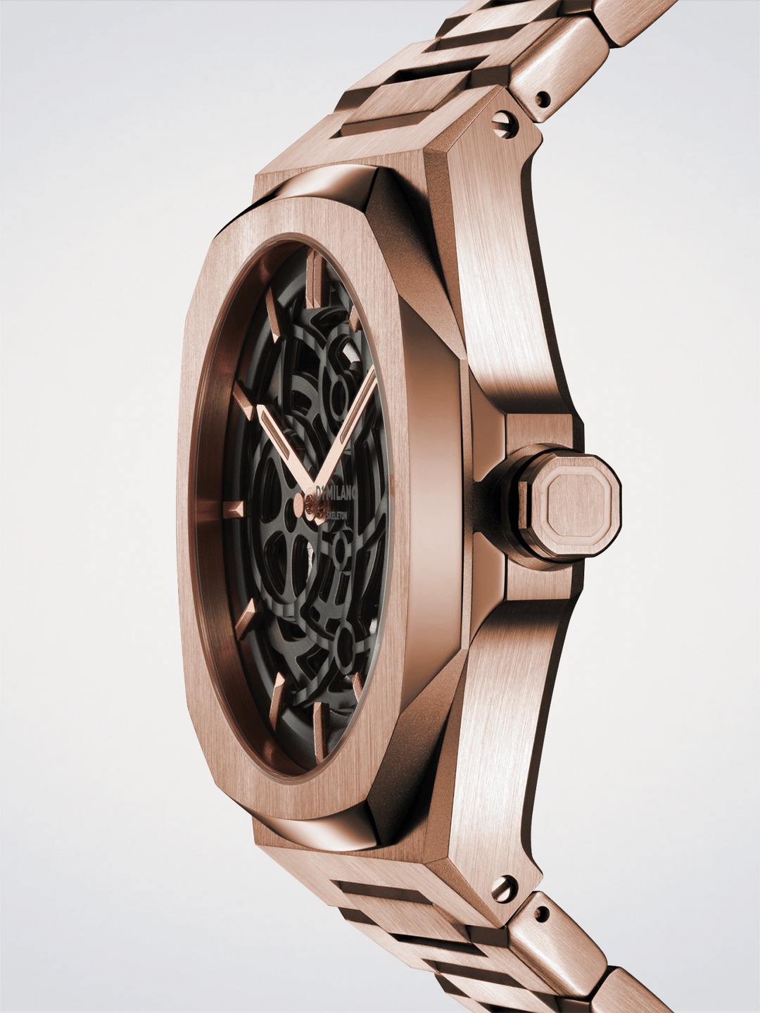 D1 Milano Rose Gold Skeleton 41,5 mm D1-SKBJ12
