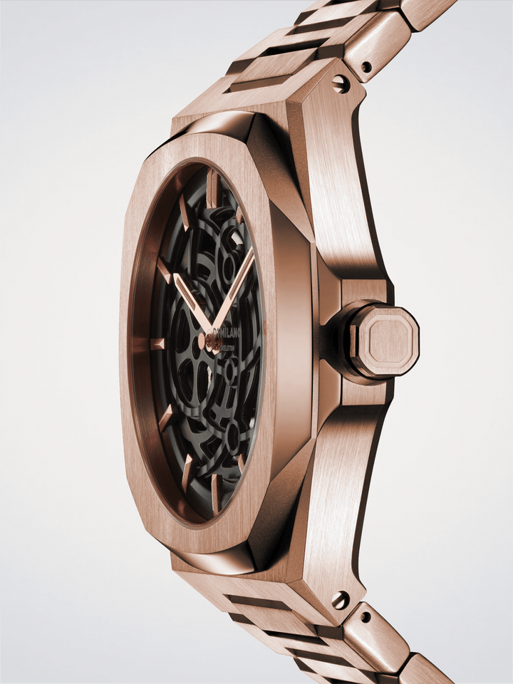 D1 Milano Rose Gold Skeleton 41,5 mm D1-SKBJ12