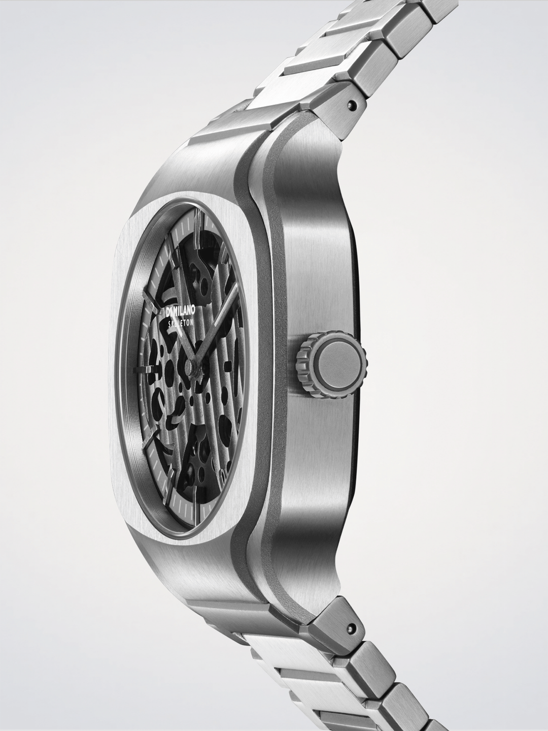D1 Milano Grey Depth Square Skeleton 37 mm D1-SLBJ01