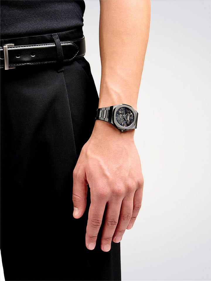 D1 Milano Black DLC Ultra Thin 40mm D1-UTBJ31
