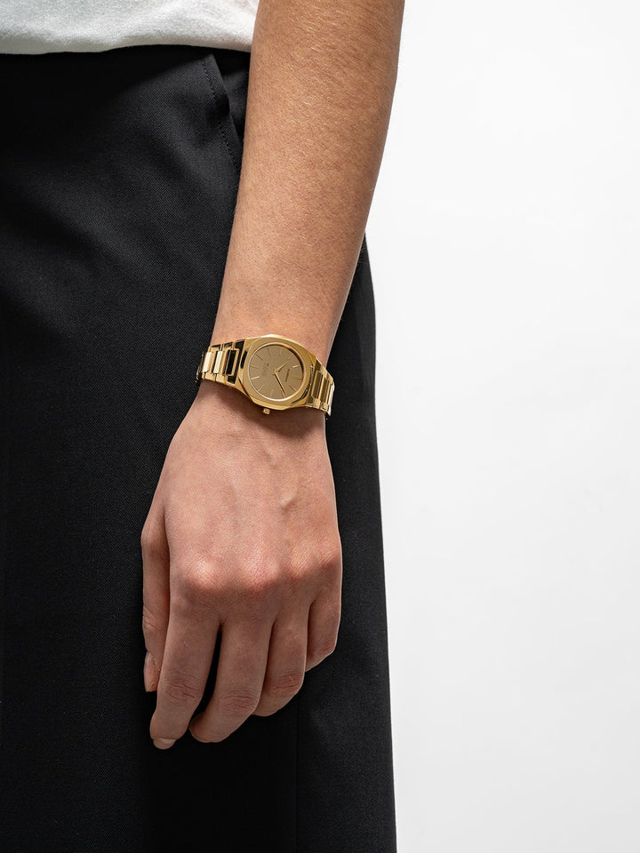 D1 Milano Gold Gleam Orologio Ultra Thin 30 mm D1-UTBL40
