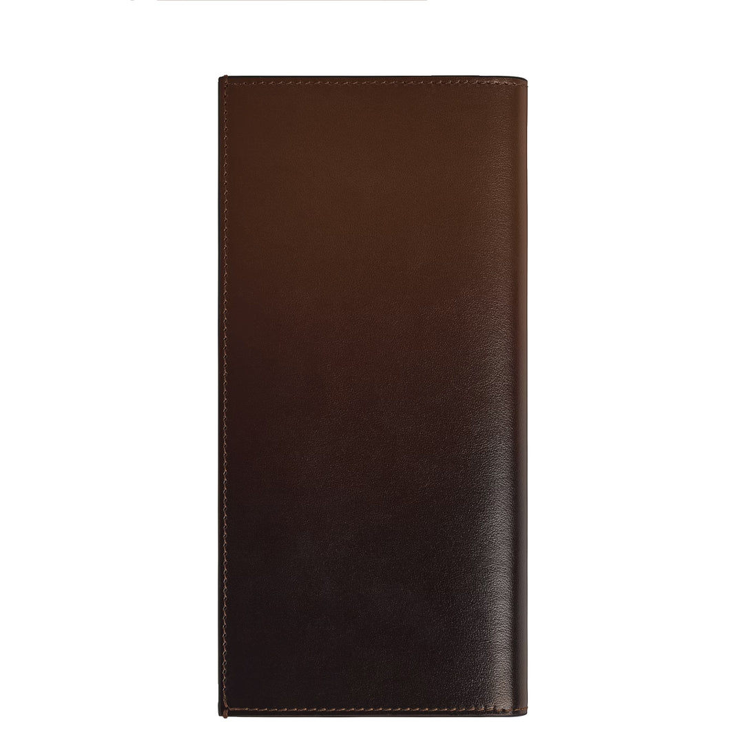 Montblanc wallet 14 compartments Meisterstück, pocket with brown gradient zip 220318