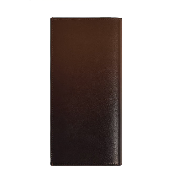 Montblanc wallet 14 compartments Meisterstück, pocket with brown gradient zip 220318