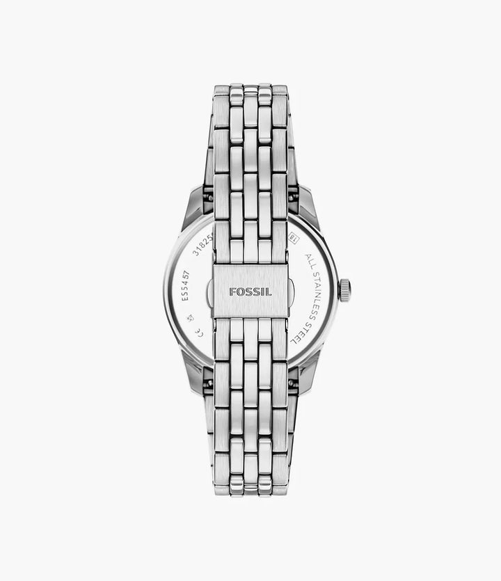 Montre Fossil Scarlette 34mm acier quartz bleu ES5457