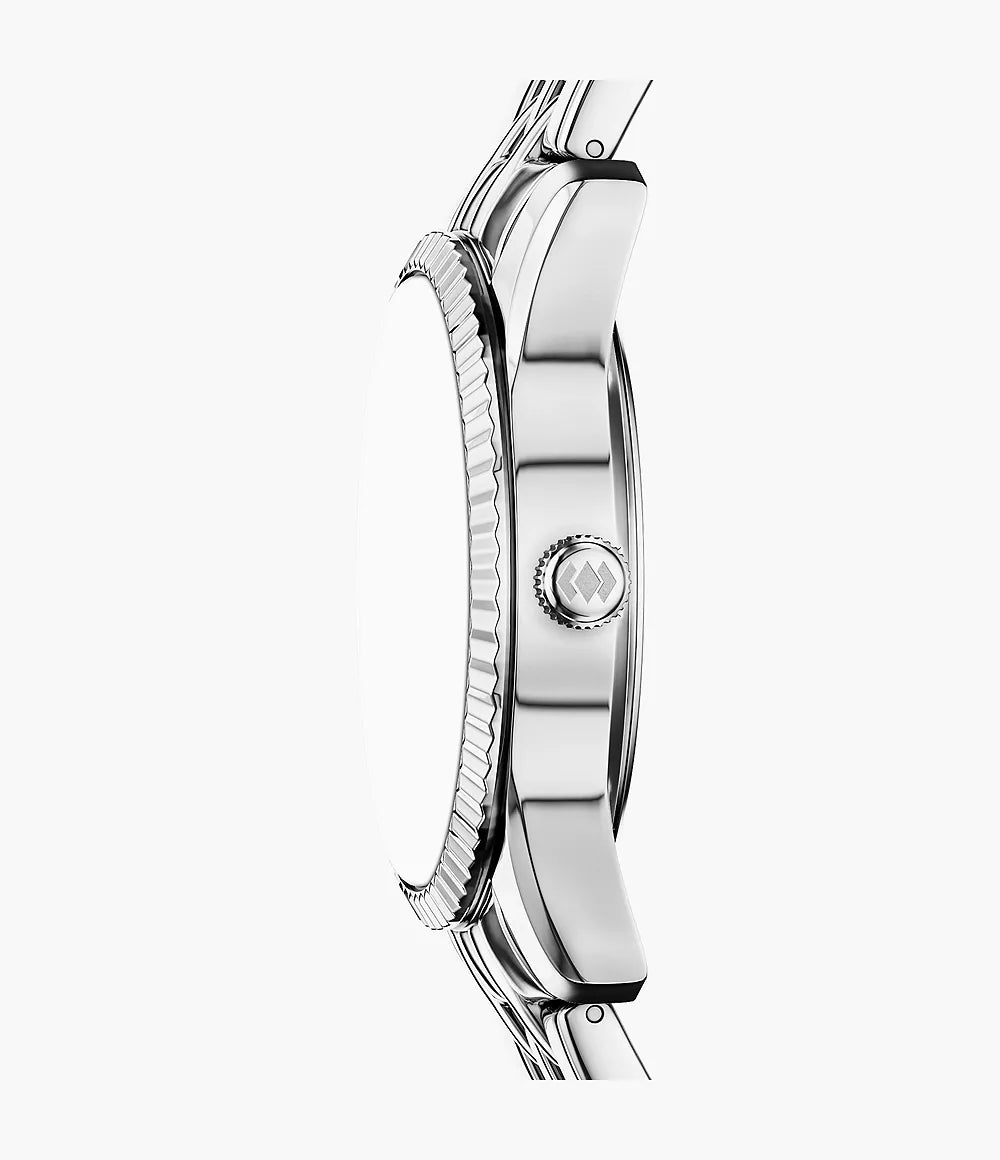 Montre Fossil Scarlette 34mm acier quartz bleu ES5457