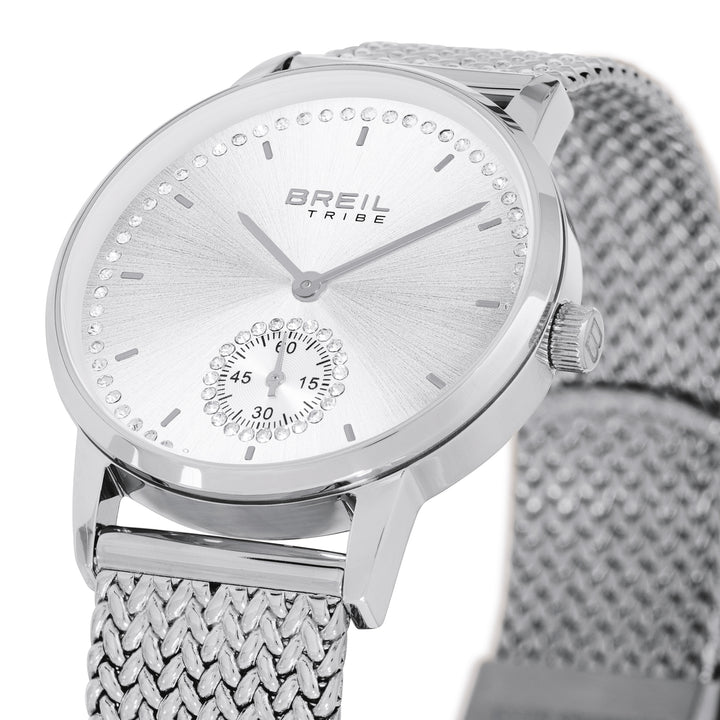 Breil Uhr Drop 32mm Silber Quarzstahl EW0801