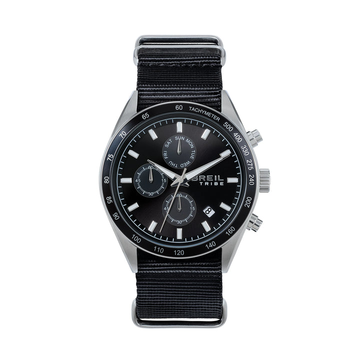Breil orologio Echo Chrono 42mm nero quarzo acciaio EW0815