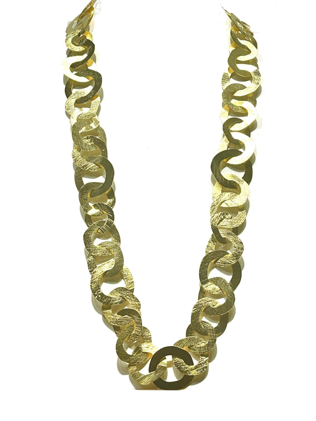 Federica Rossi collier Formentera bronze finition PVD or jaune 18 carats FR.CO.05