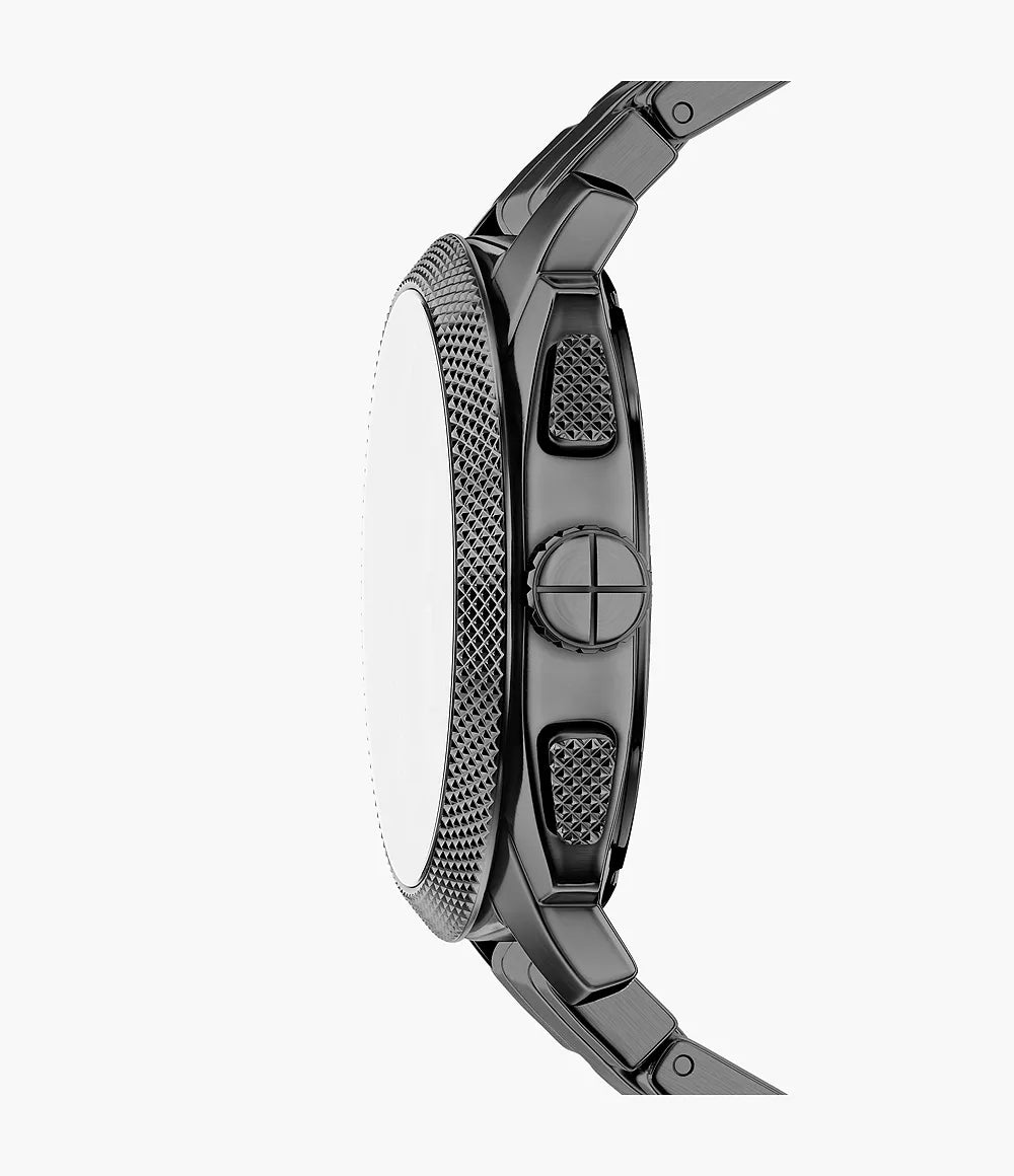 Montre Fossil Machine Chrono 44mm acier quartz gris finition PVD gunmetal FS6160