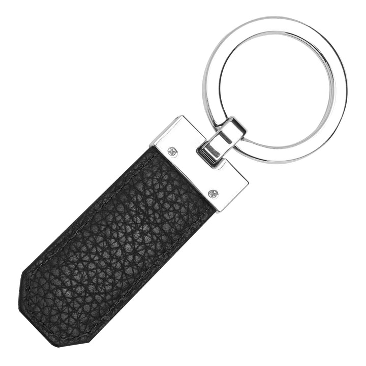 Porte-clés Hugo Boss Classic noir granulé HAK416A