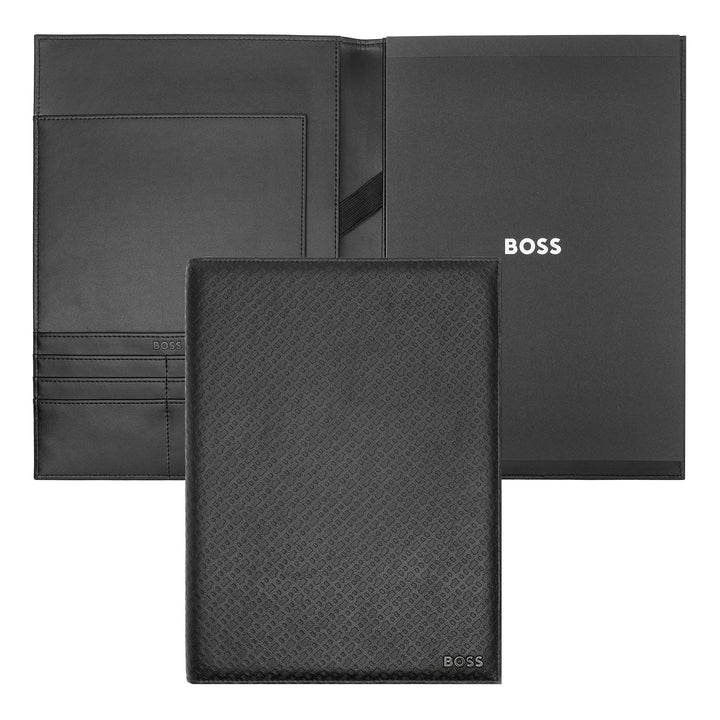 Hugo Boss Cartella A4 Monogram Nero HDF412A