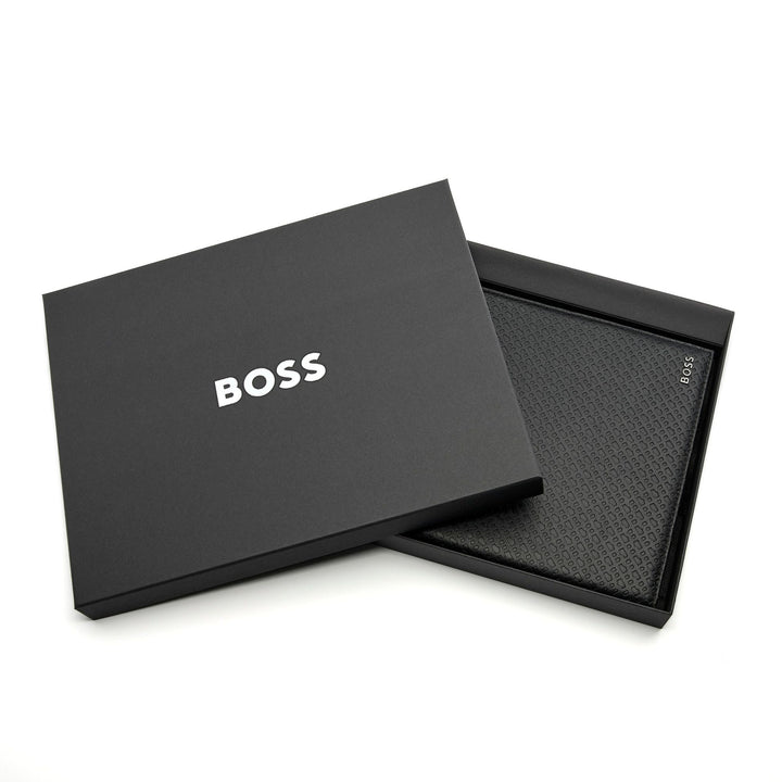 Hugo Boss Cartella A4 Monogram Nero HDF412A