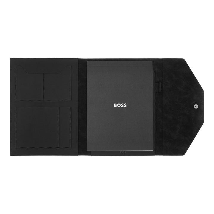 Hugo Boss A4 Rive Black Folder HDF414A