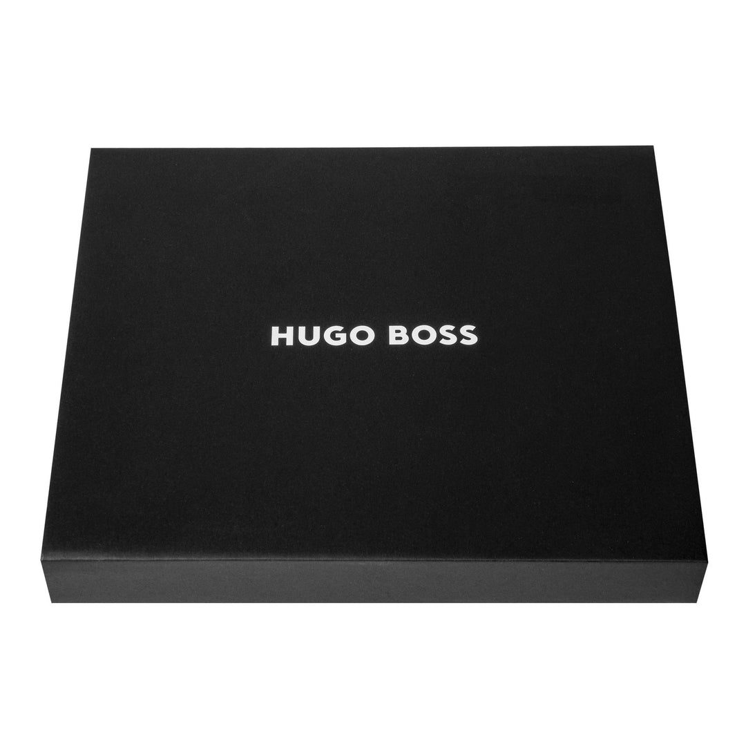 Hugo Boss A5 Pinstripe Folder Black HDM210A