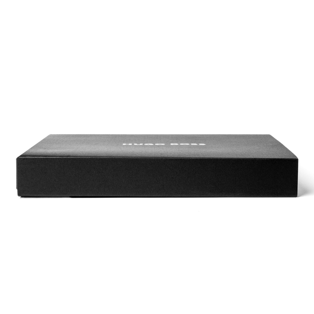 Hugo Boss A5 Pinstripe Folder Black HDM210A