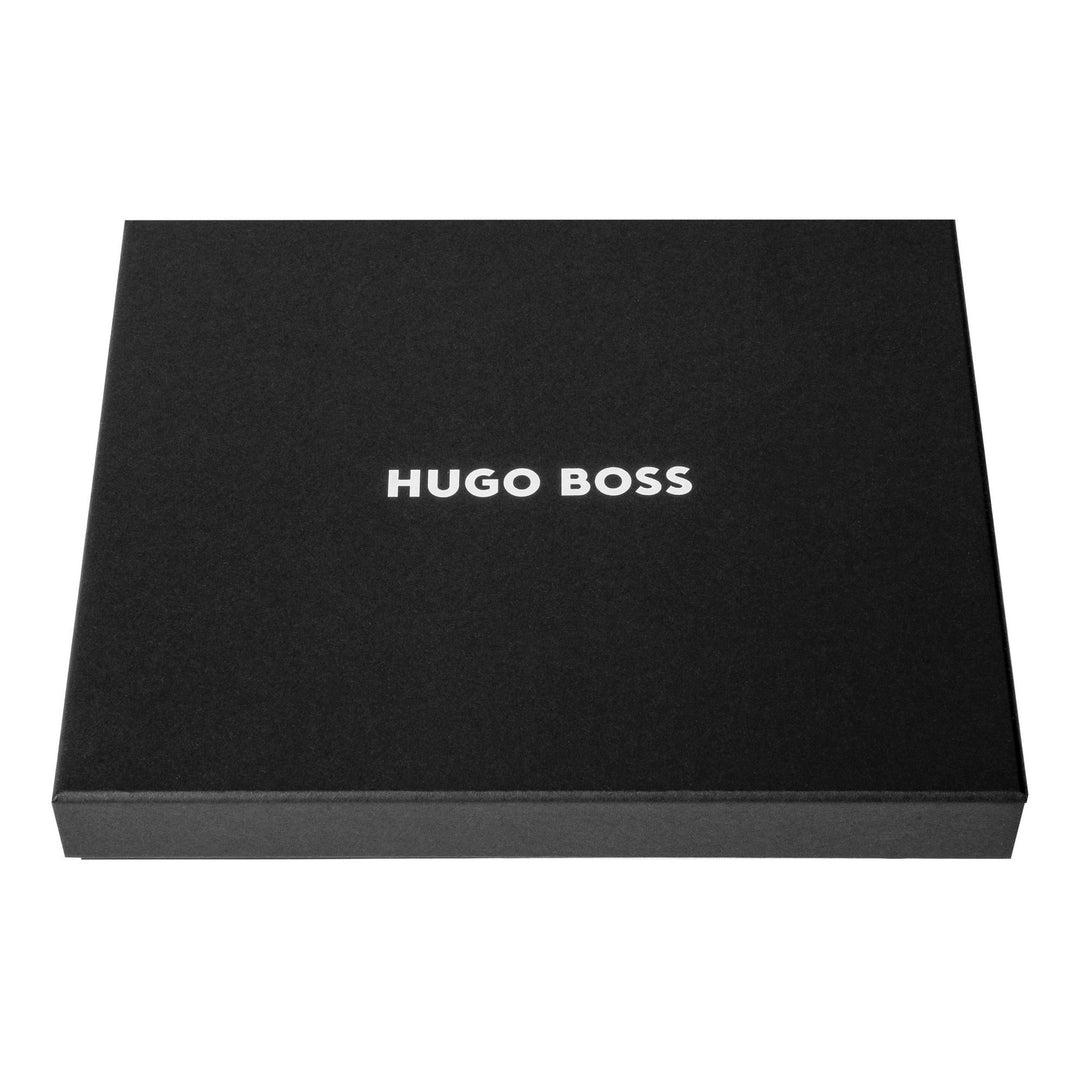 Hugo Boss A5 Pinstripe Folder Black HDM210A