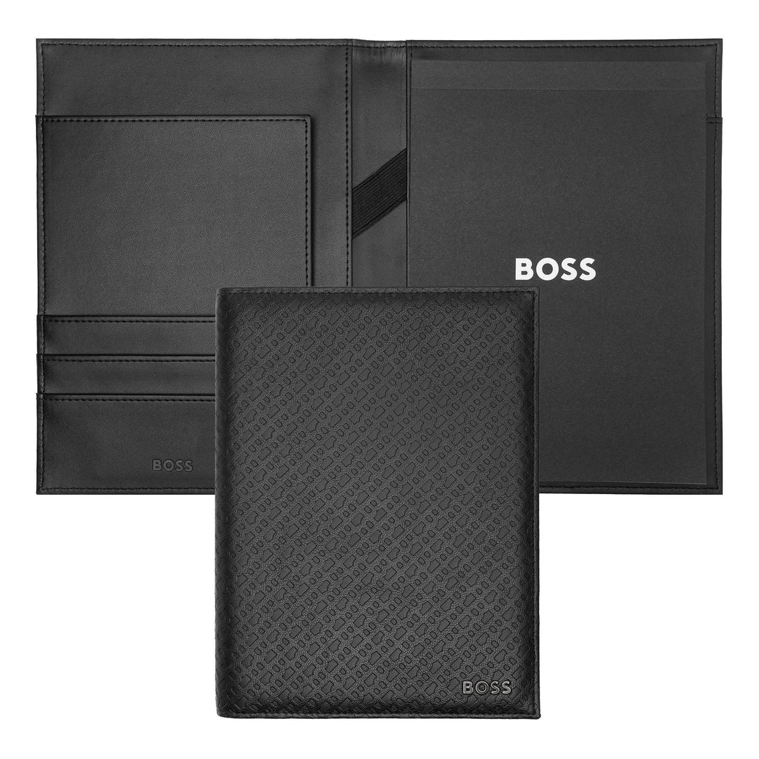 Hugo Boss A5 Monogram Black Folder HDM412A