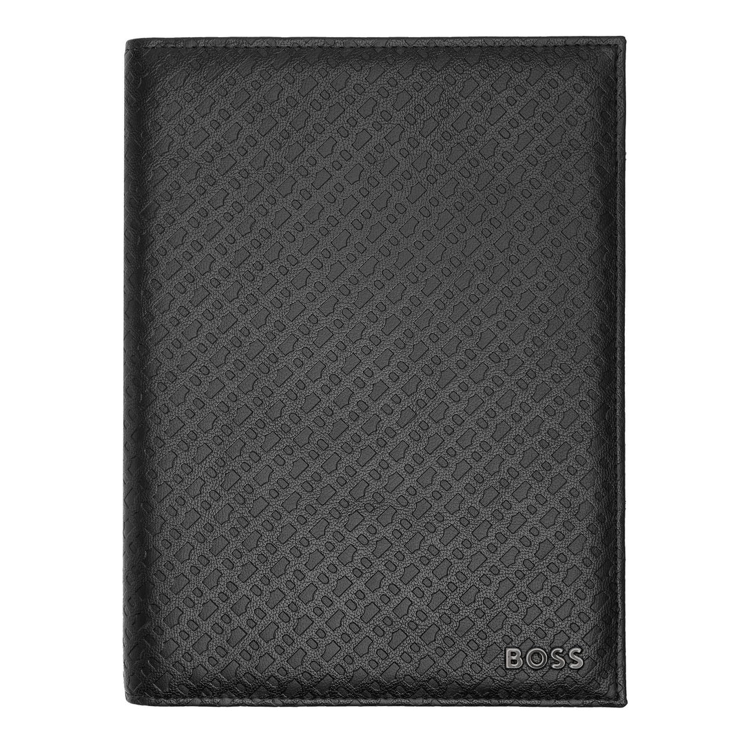 Hugo Boss A5 Monogram Black Folder HDM412A