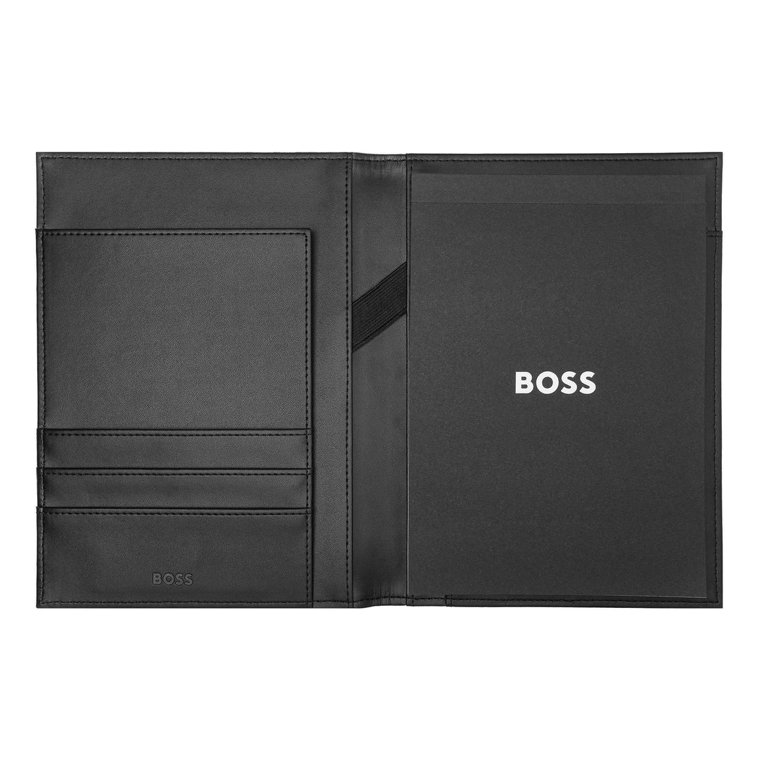 Hugo Boss A5 Monogram Black Folder HDM412A